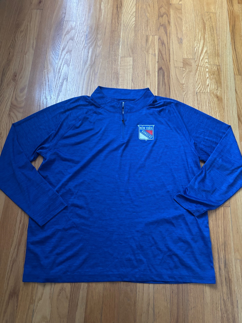 Men's NY Rangers Quarter-Zip Shirt